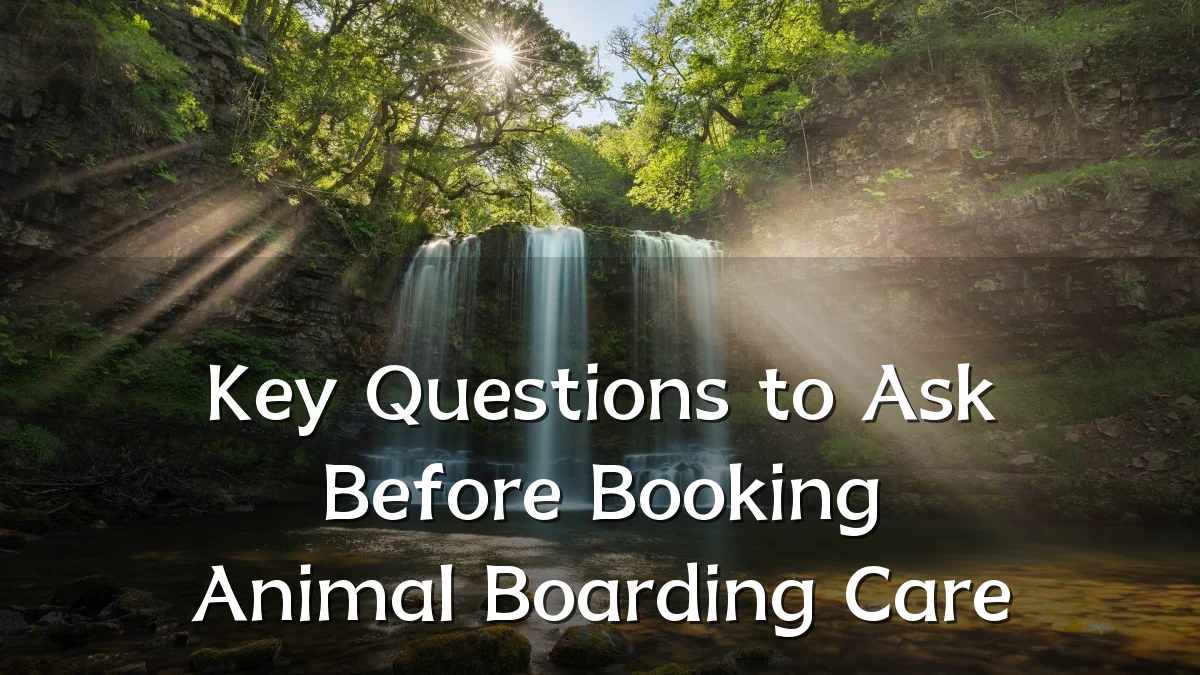 Key Questions to Ask Before Booking Animal Boarding Care