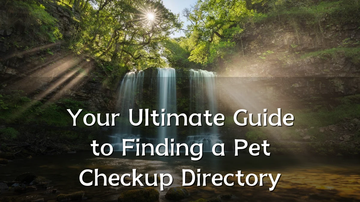 Your Ultimate Guide to Finding a Pet Checkup Directory