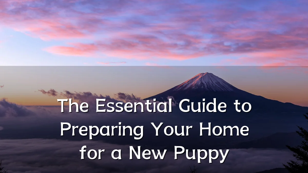 The Essential Guide to Preparing Your Home for a New Puppy