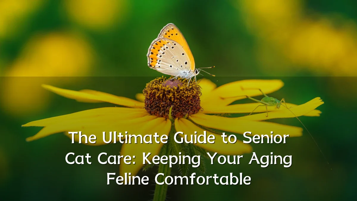 The Ultimate Guide to Senior Cat Care: Keeping Your Aging Feline Comfortable