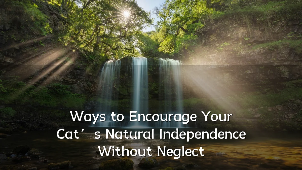 Ways to Encourage Your Cat’s Natural Independence Without Neglect
